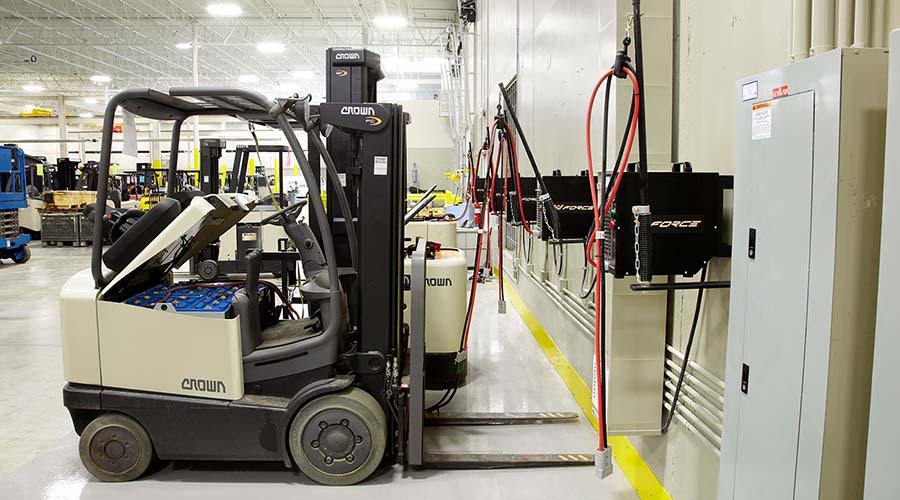 叉车充电操作规程